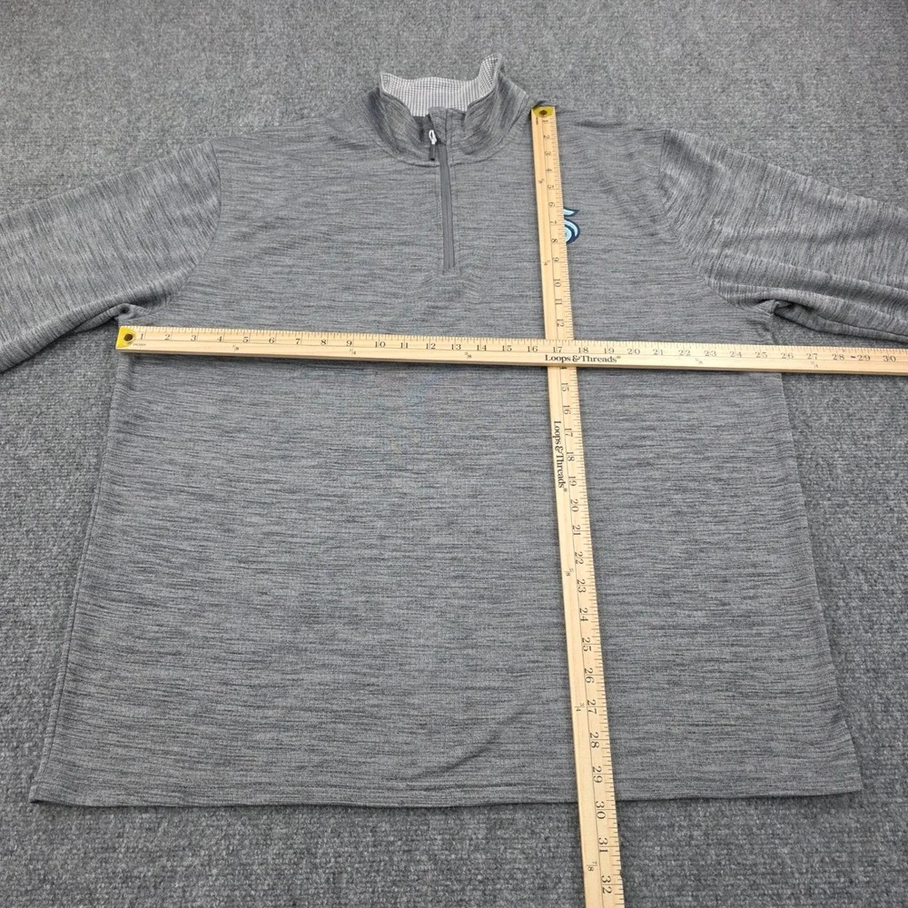 NHL Seattle Kraken Mens XL 1/4 Zip Pullover Sweatshirt Long‎ Sleeve